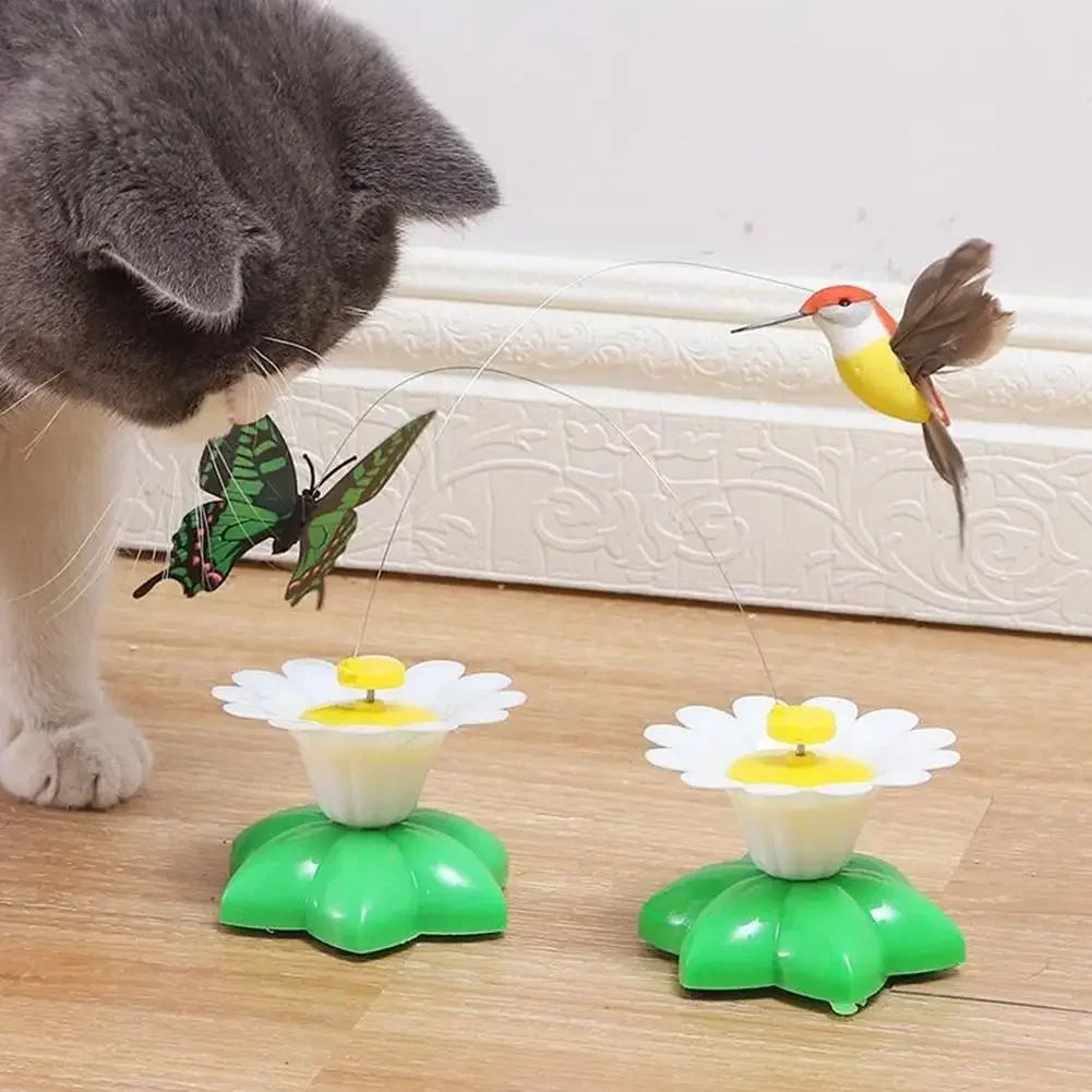 1PCS Electric Butterfly Cat Toy