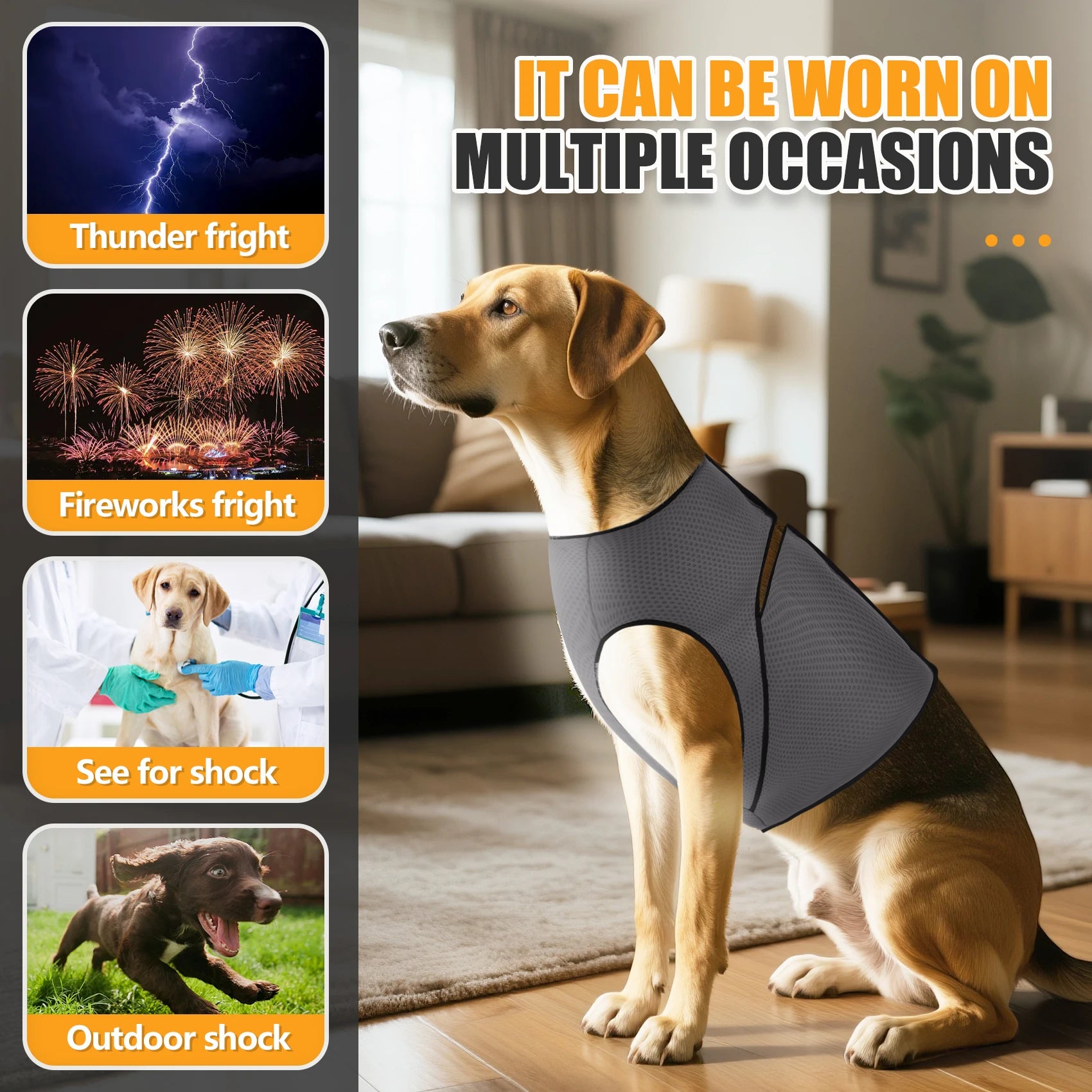 Anti Anxiety Vest for Dogs and Cat