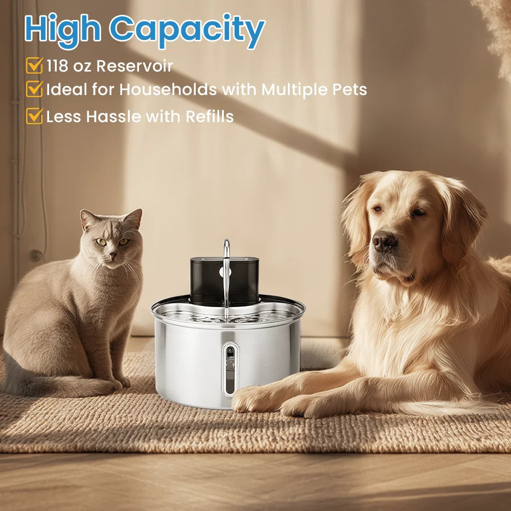 Sensor Activated Cat  Drinking Fountain