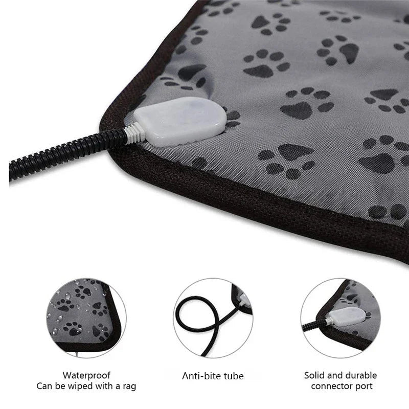 Adjustable Temperature Dog Heating Pad