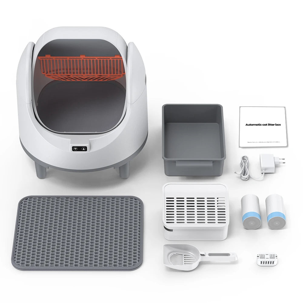 Large Self-Cleaning Cat Litter Box