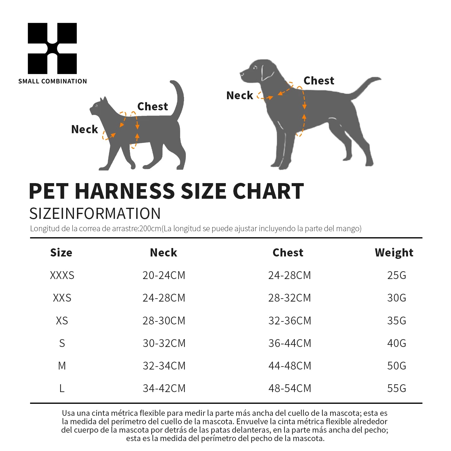 Small Pets Reflective Harness & Leash
