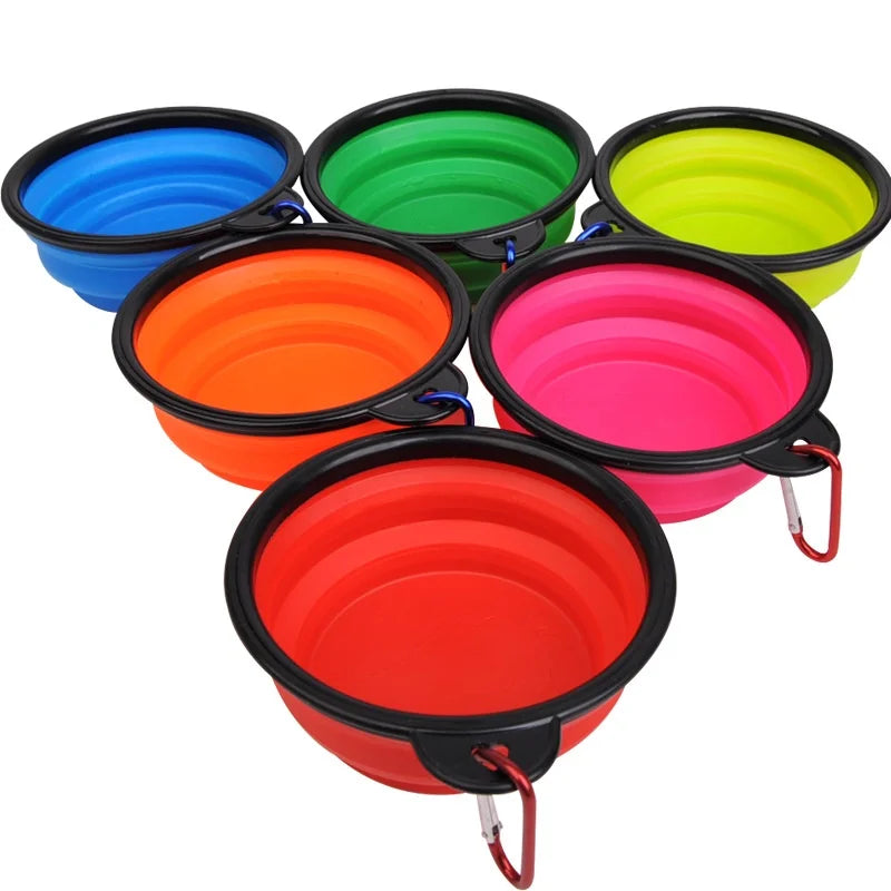 Silicone Collapsible Pet Food Bowls