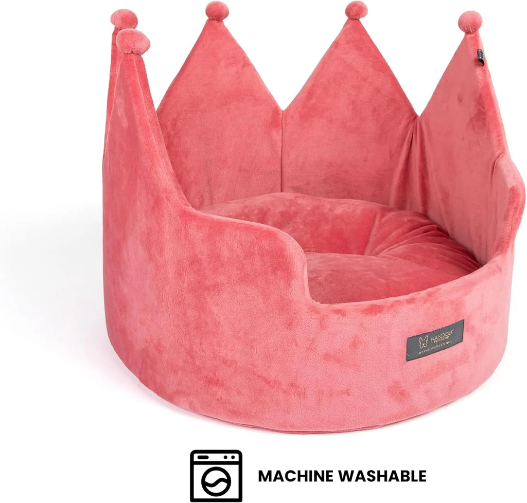Cozy Crown Pet Bed