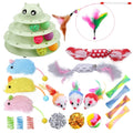 Cat Toy Set with 3-Tier Turntable