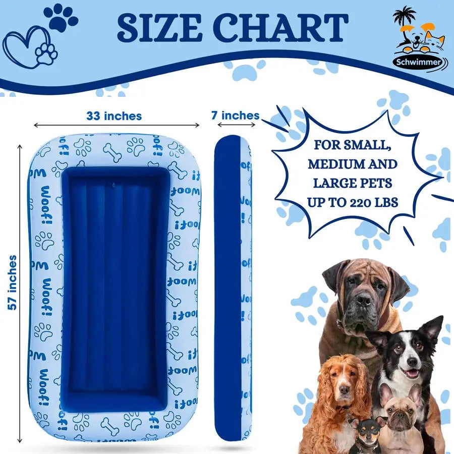 Large Dog Premium Pool Float