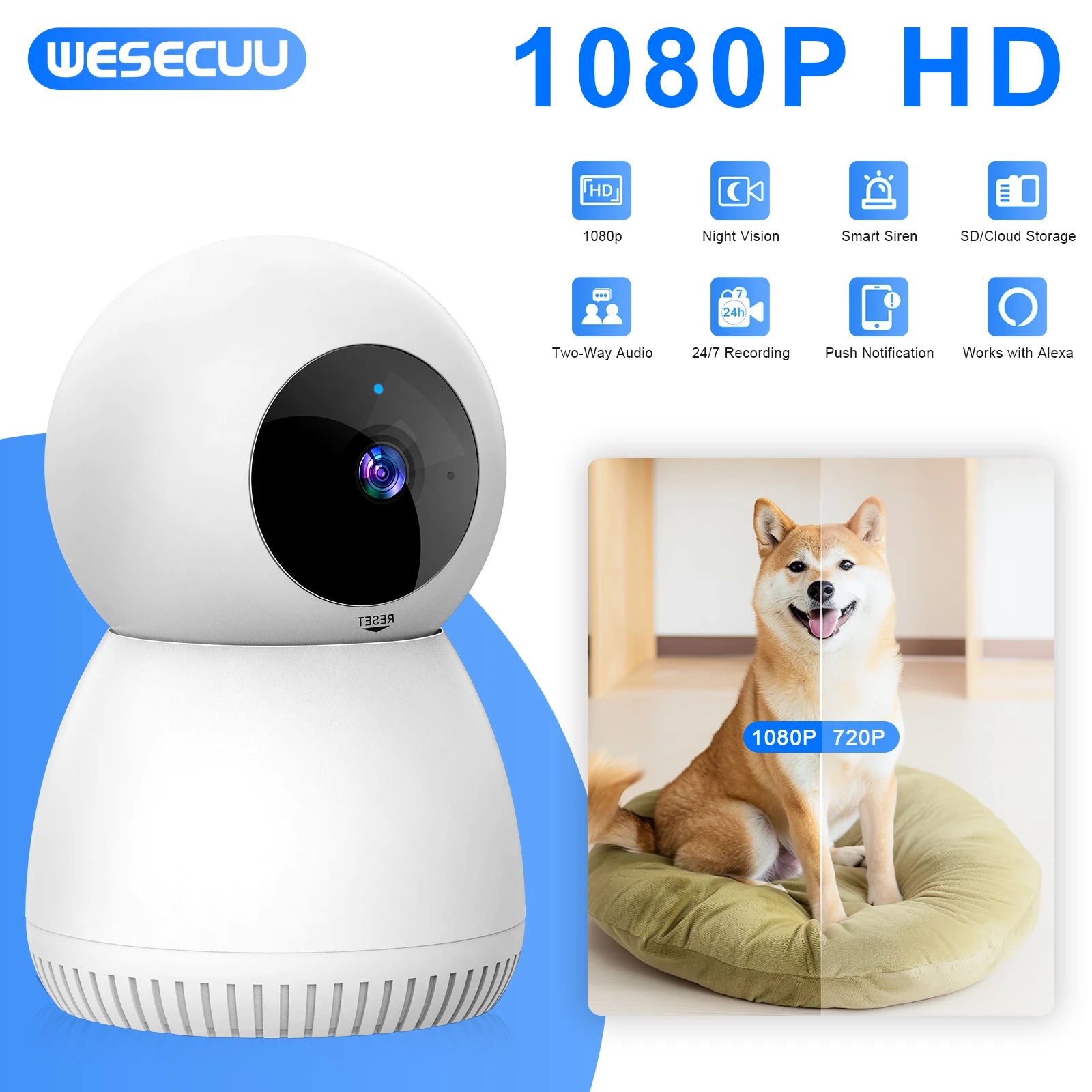 2K Pet Camera with Phone App