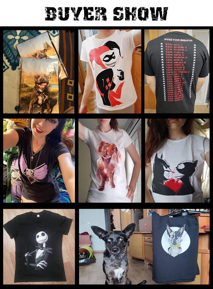 Custom T Shirt Print 100% Cotton Made in US