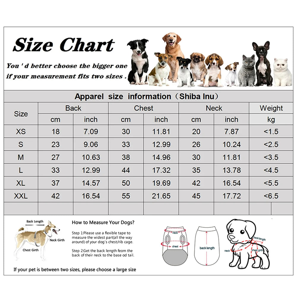 Dog Winter Heavy Hiking Coat