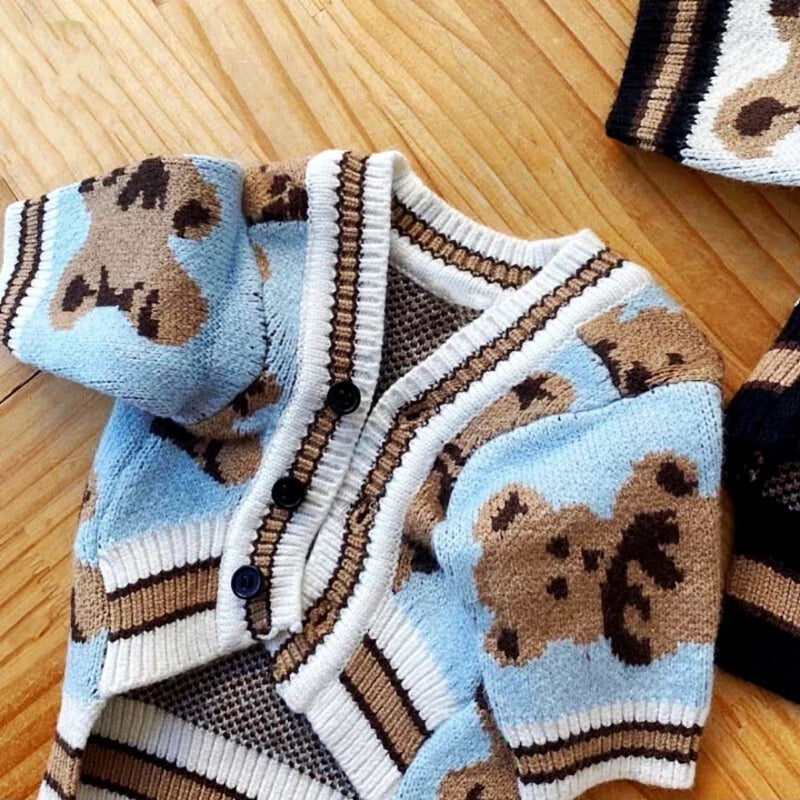 Luxury Small Pet Cardigan Sweater