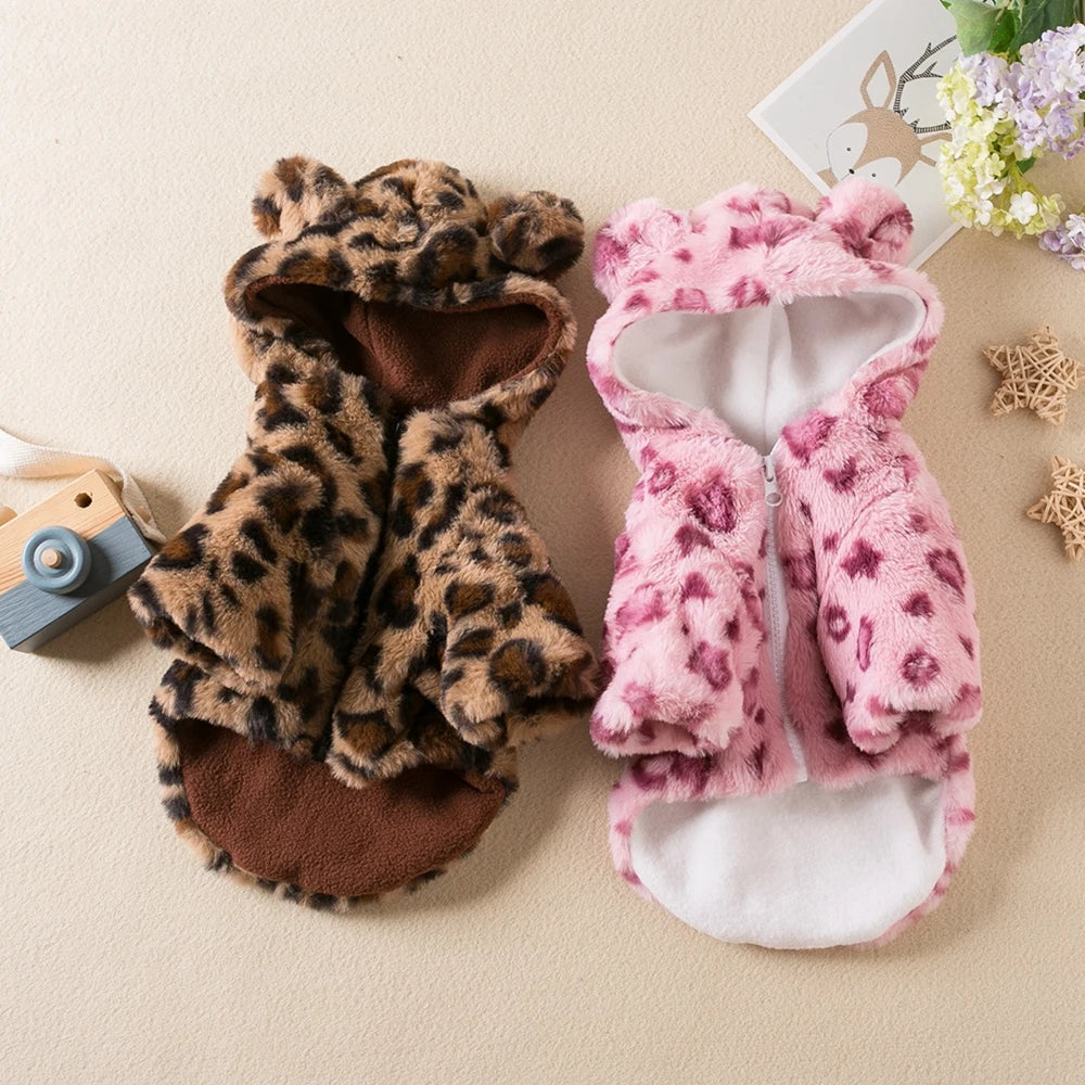 Leopard Dog Hoodie