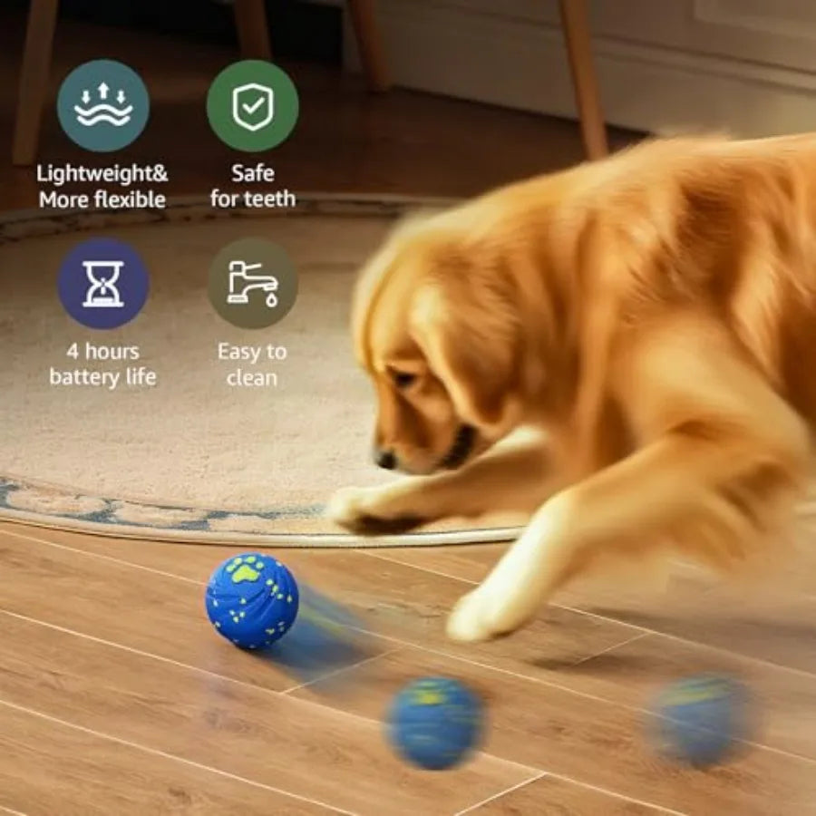 Smart Bouncing Interactive Waterproof Dog Ball