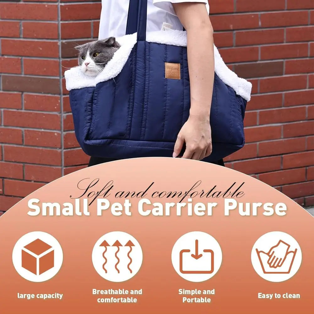 Winter Fleece Waterproof Dog Tote