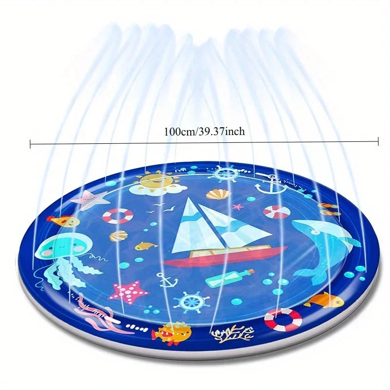 Water Sprinkler Pad Play Cooling Dog Mat