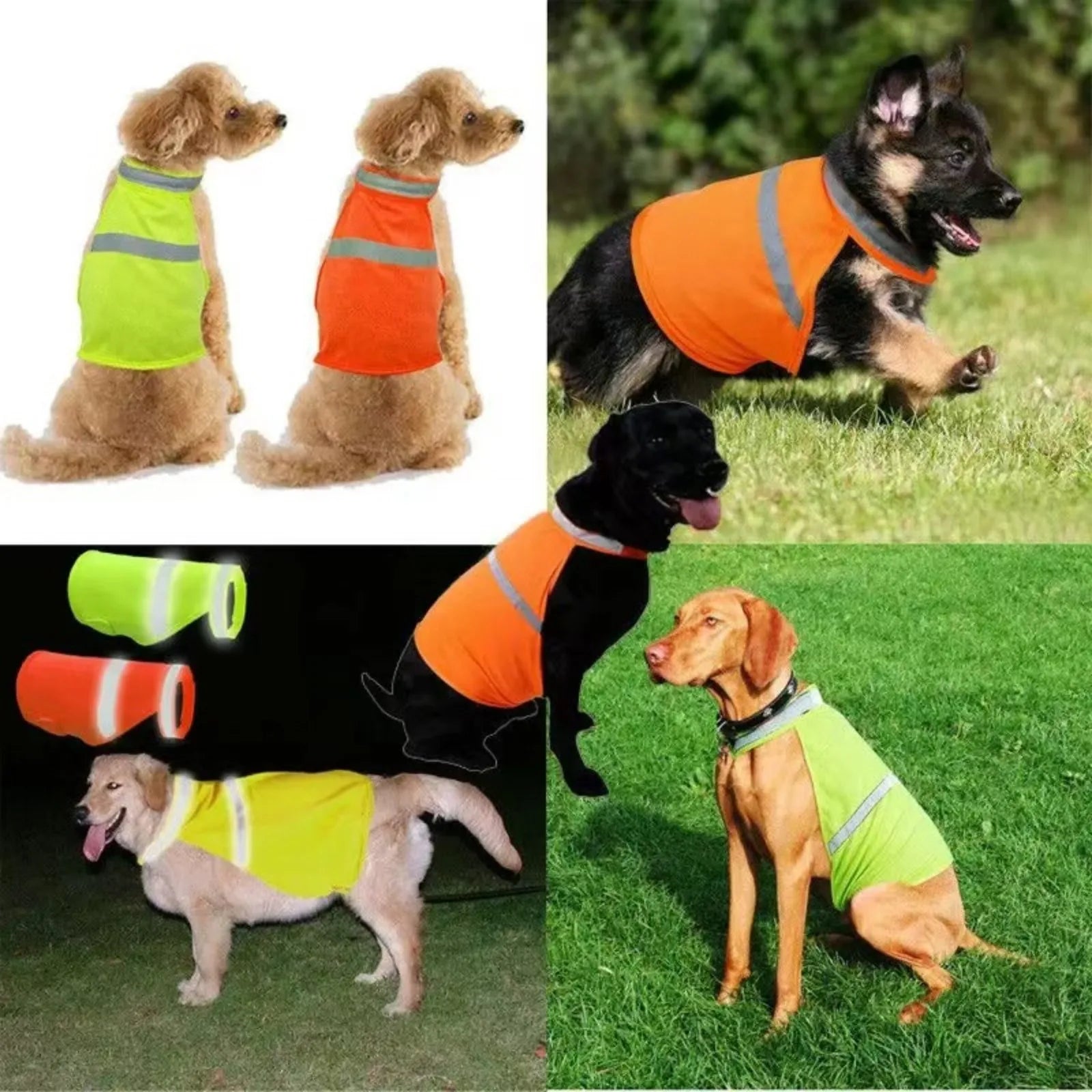 Reflective Fluorescent Dog Safety Vest