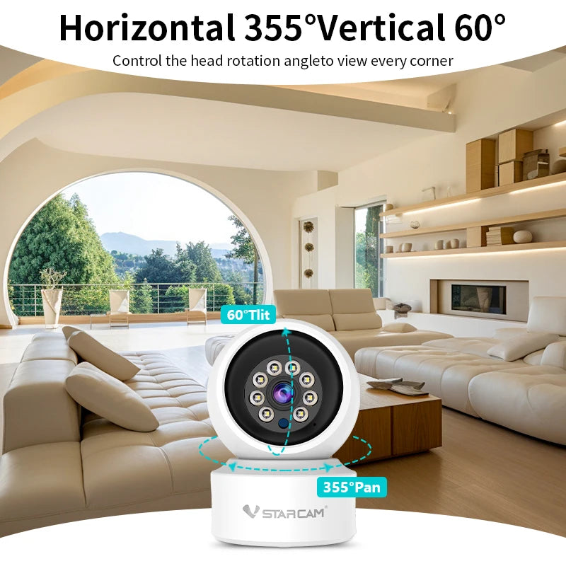 Indoor Wireless Two-way Audio Pet Camera
