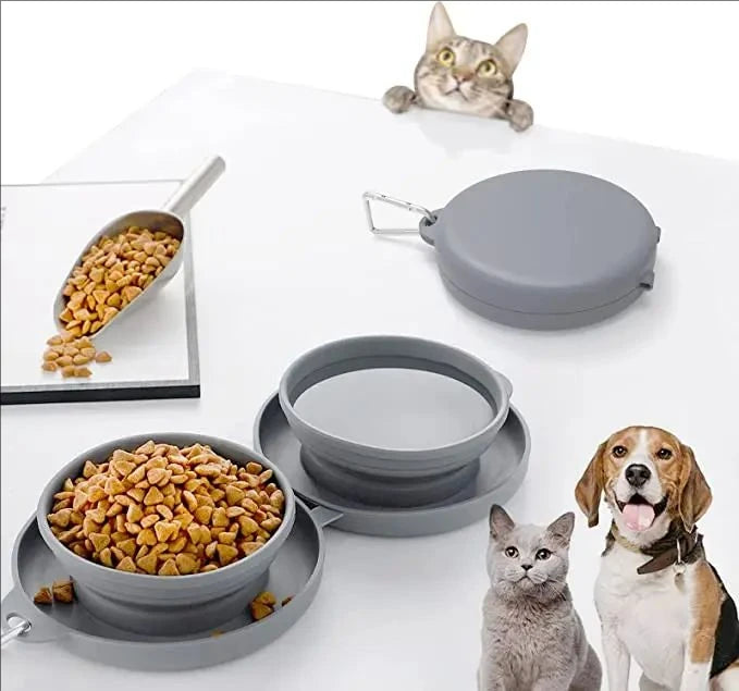 Thickened Folding Silicone Bowls