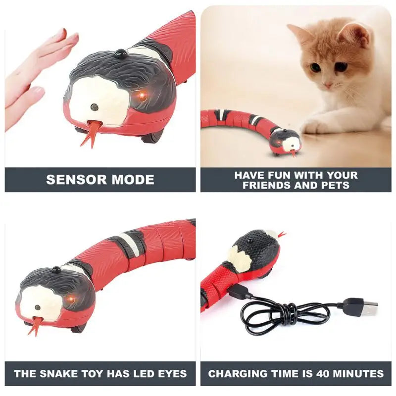 Smart Sensing Snake Interactive Pet Snake