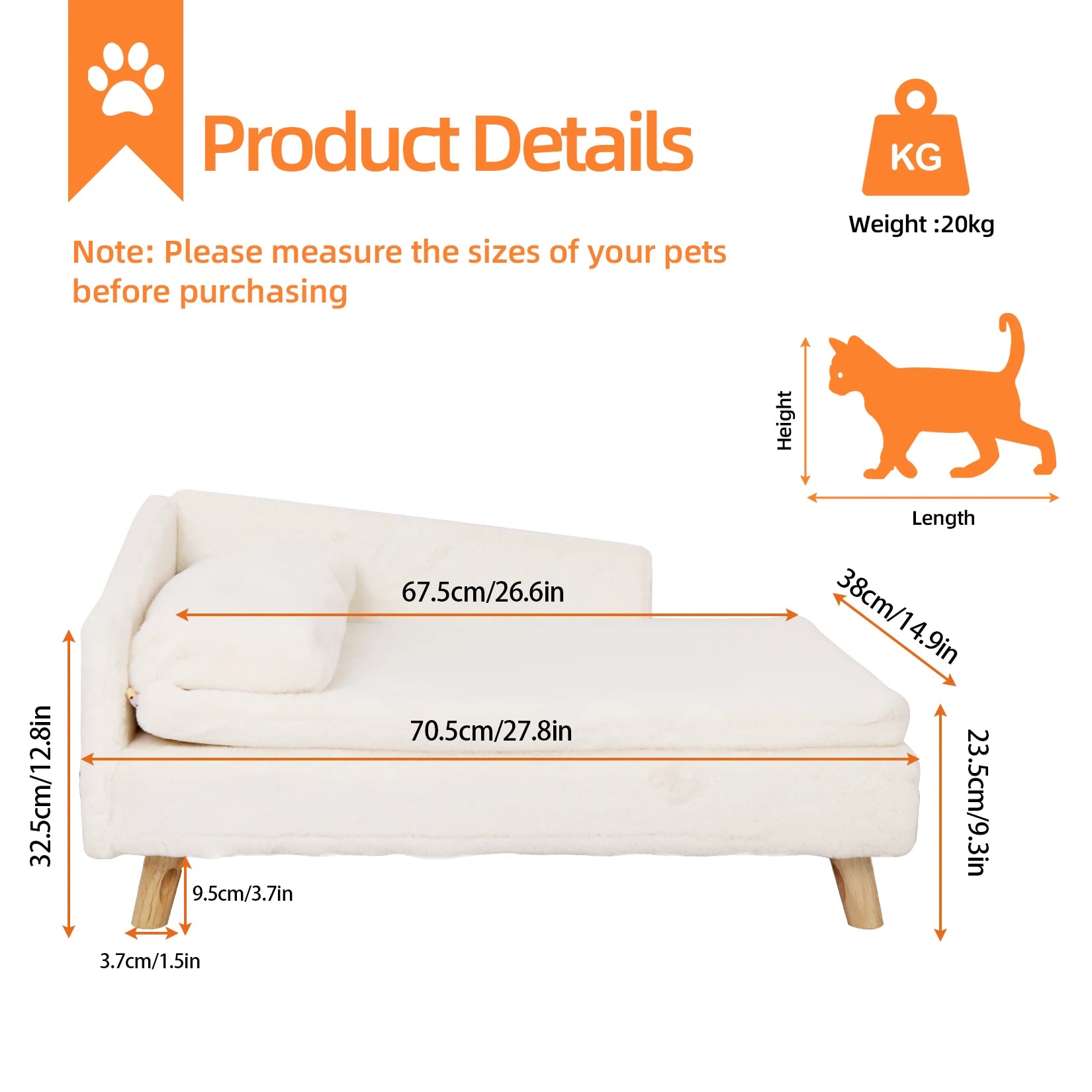 Nordic Pet Stool Bed