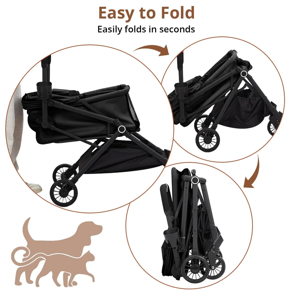 Foldable Lightweight Dog Stroller